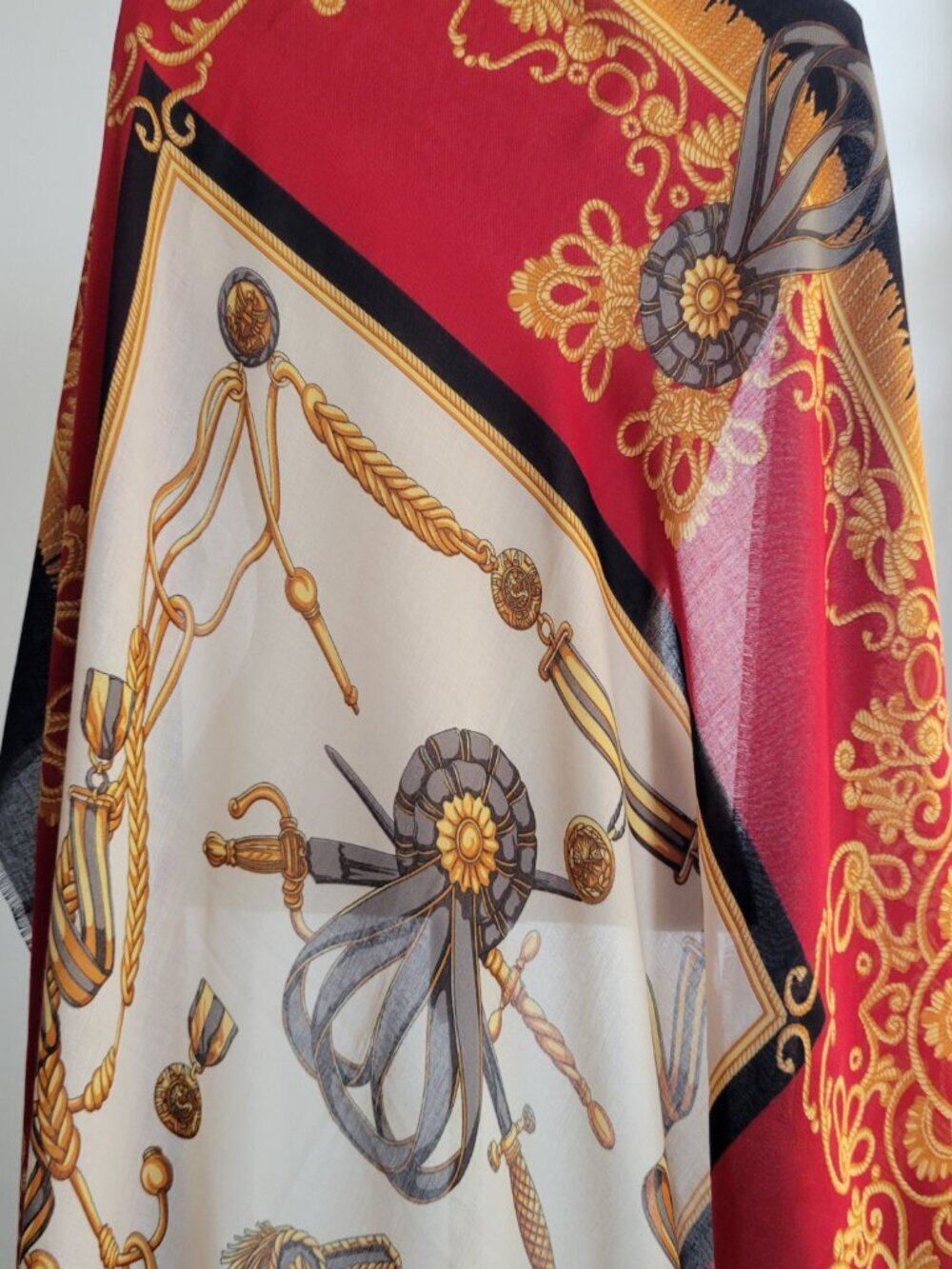The Art of The Scarf the Rack Equestrian of Italy” 100% Polyester - Picture 8 of 12
